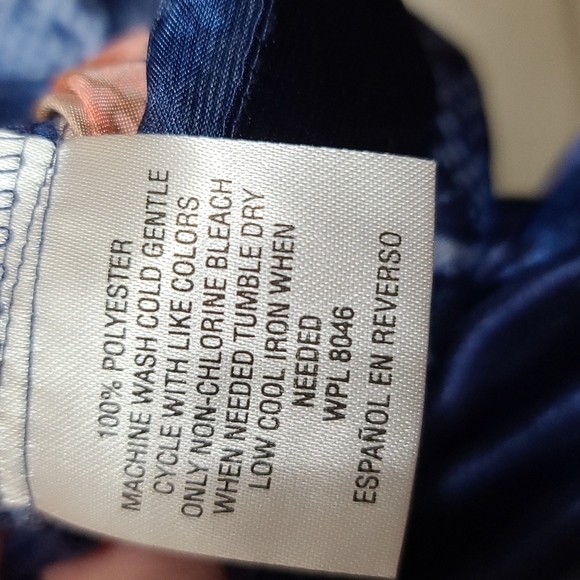 Thalia &Sodi Intimates Robe Floral Snakeskin Design Wrap Belted Size S/M EUC - Picture 7 of 7